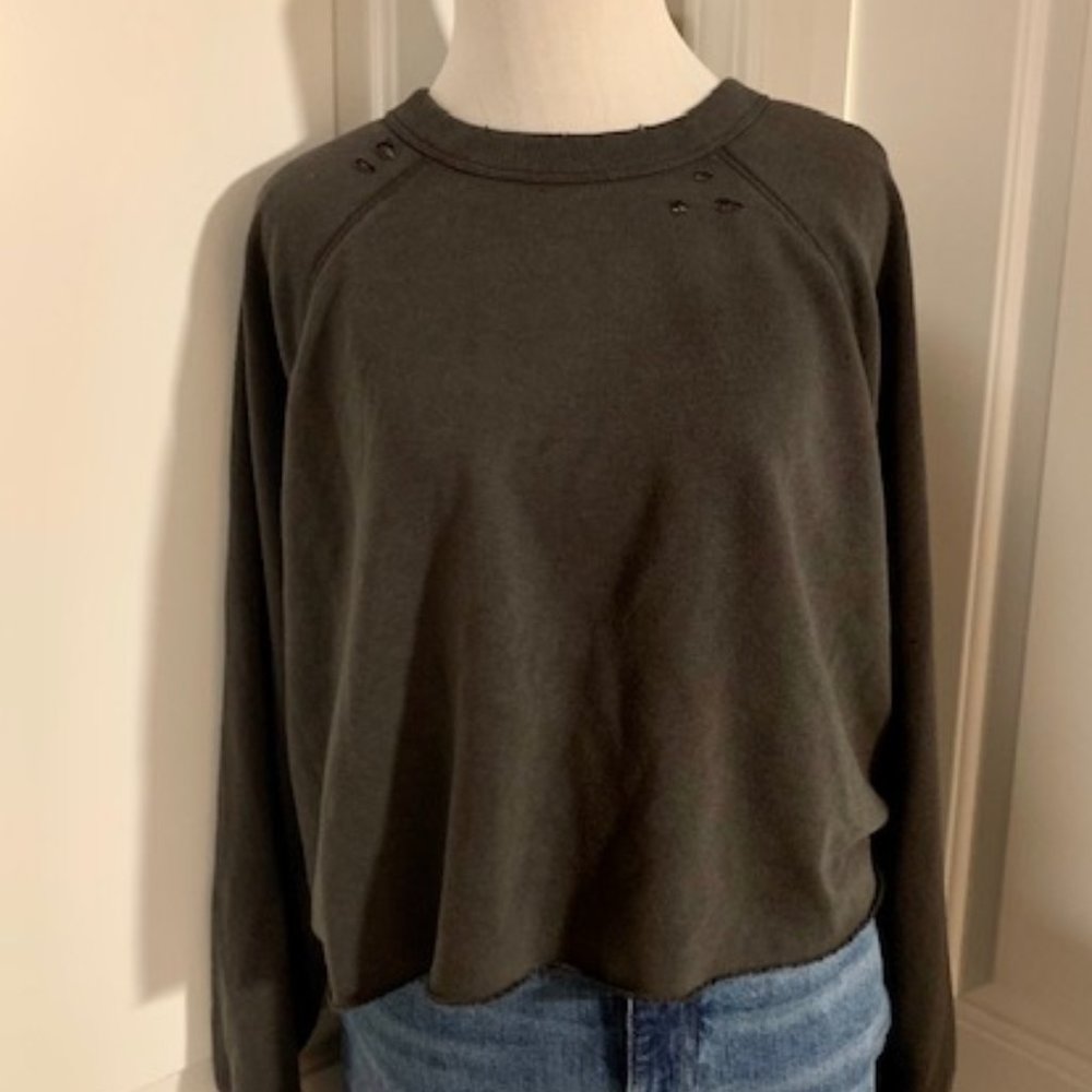 Aerie Distressed Crew Neck